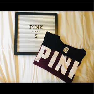 Pink shirt/crop top